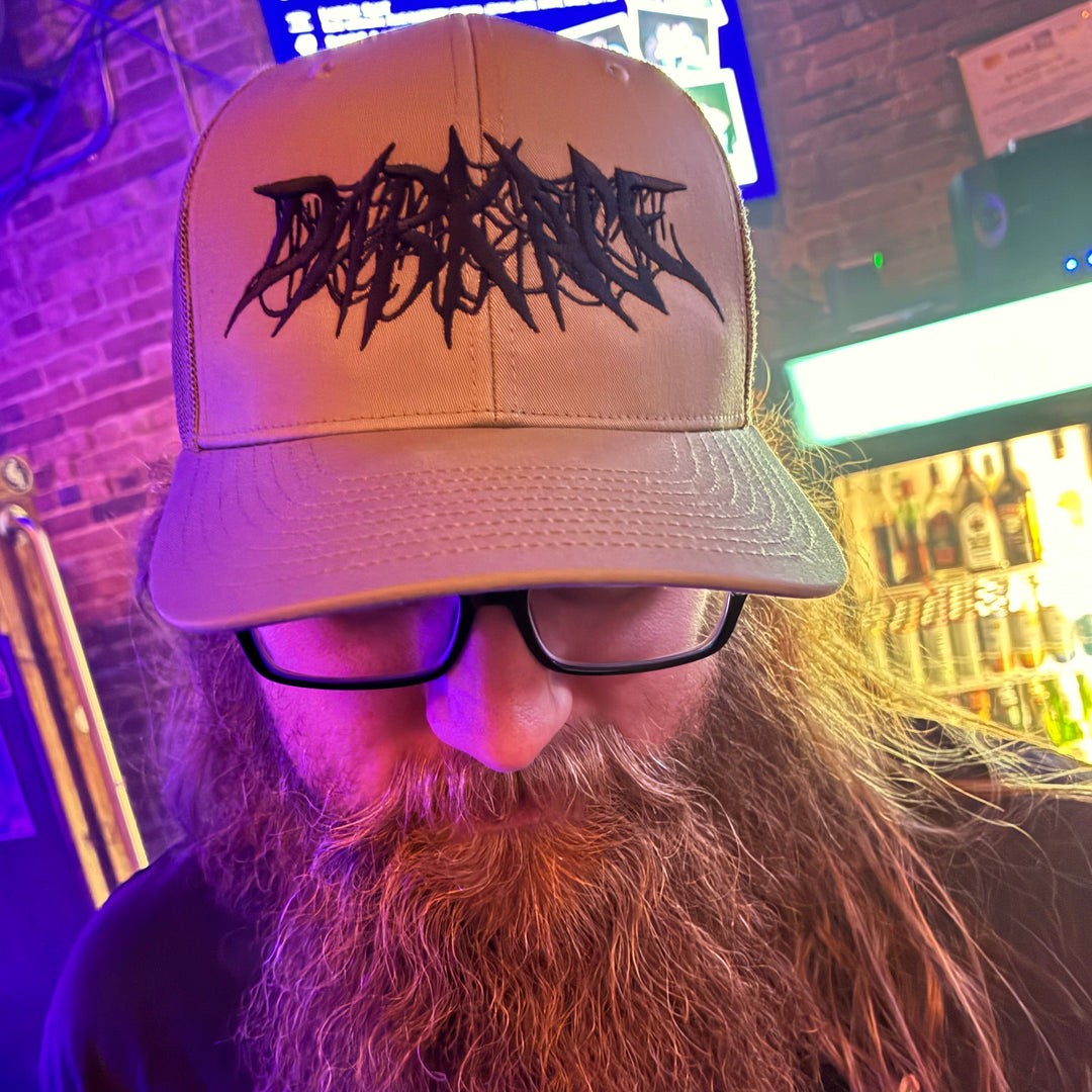 Spider Font Embroidered Trucker Hat
