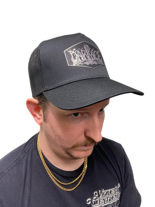 Death Blossom Black Trucker Hat